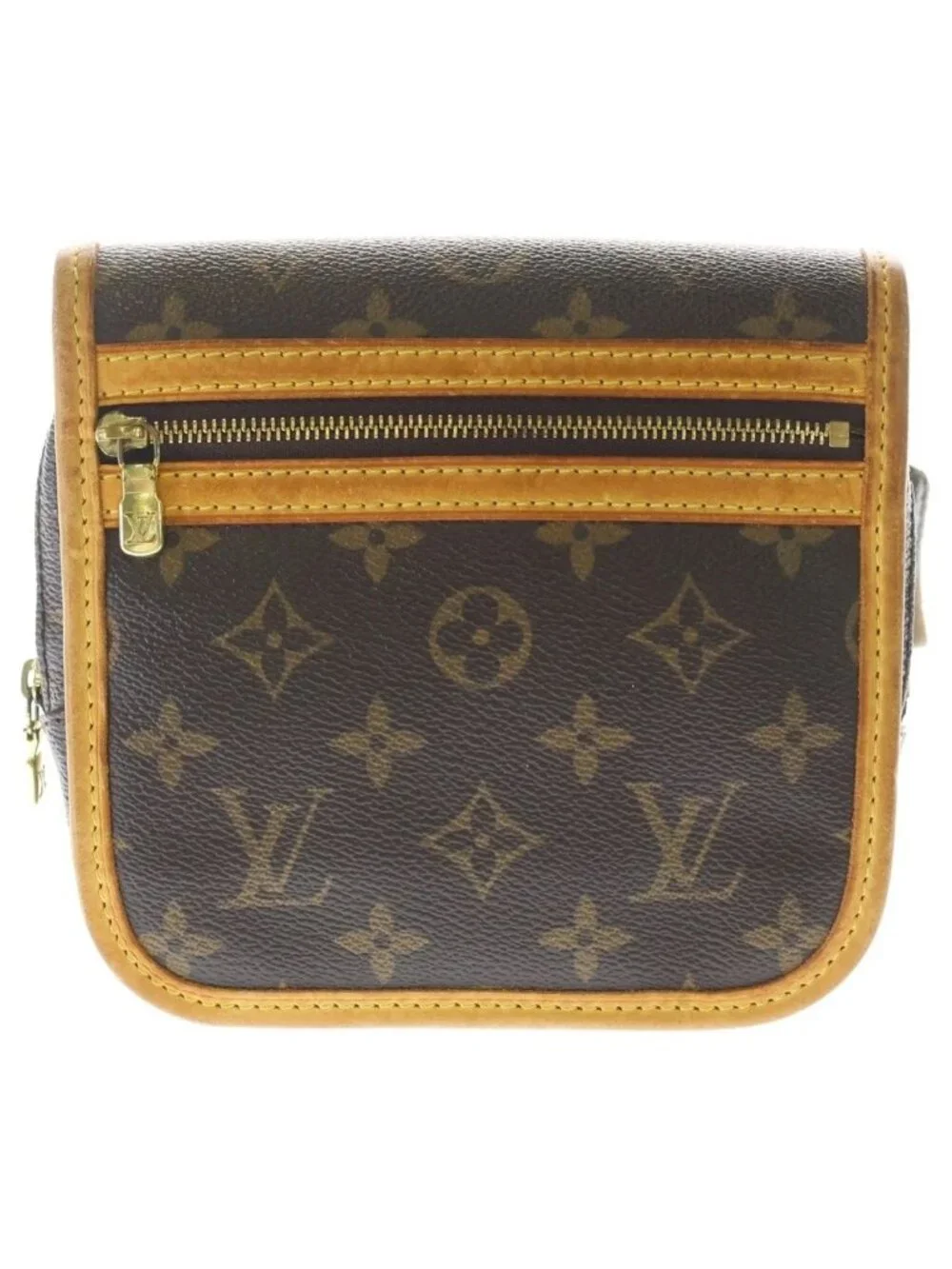 Louis Vuitton Monogram Bum Bag Bosfall Mini Brown Leather Gold